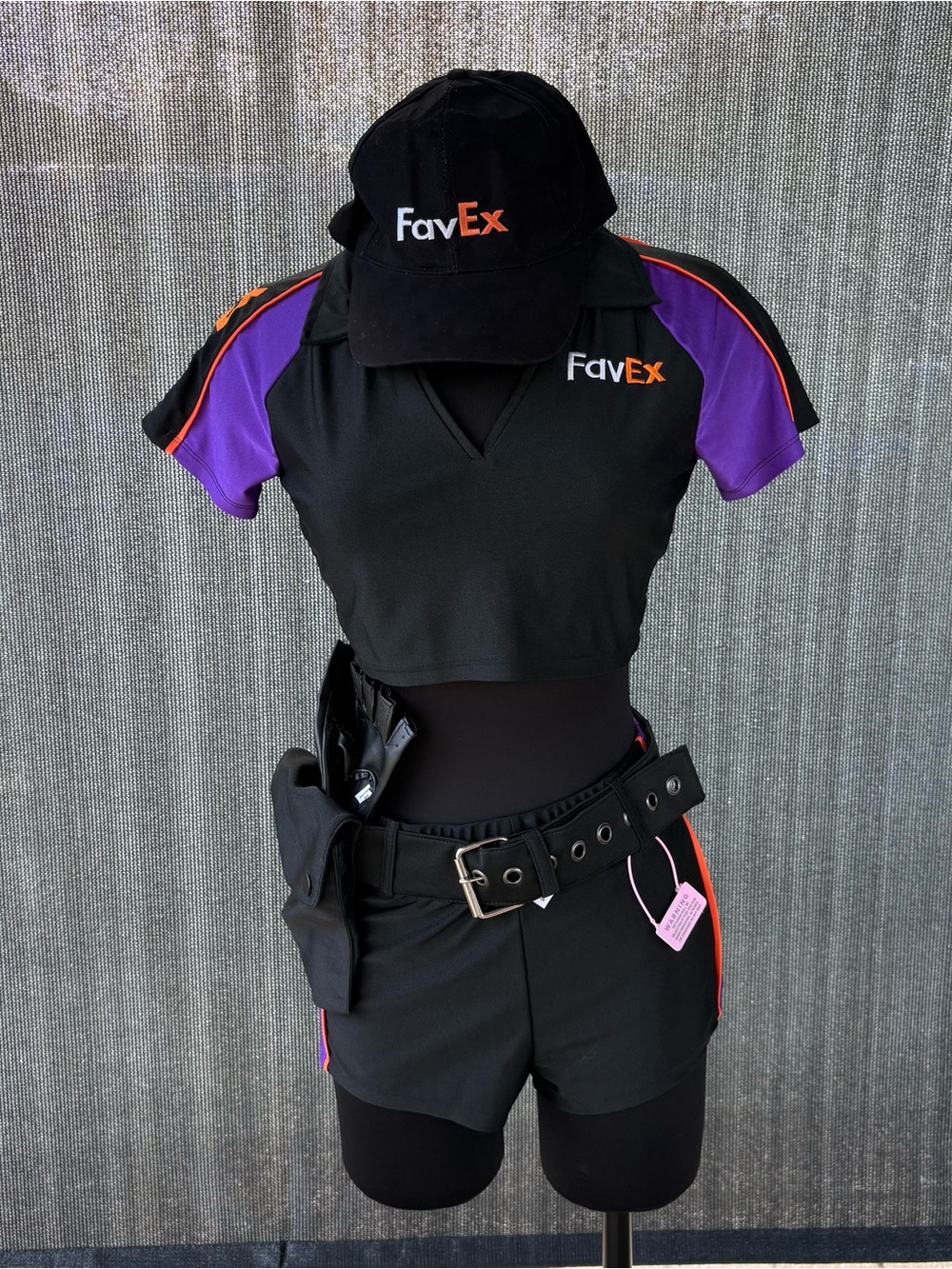 FavEx Delivery Driver 5 piece Costume Size M/L